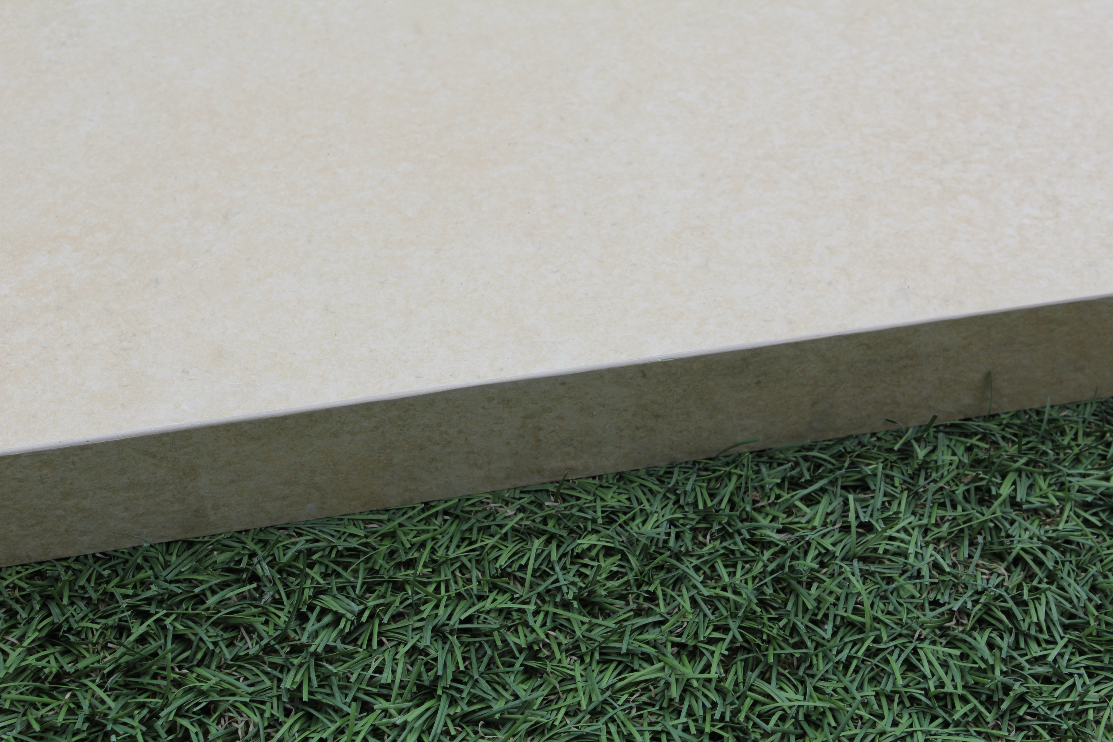 Zwembadrand HS Beige rechte neus