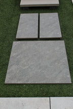 Zwembadrand Quartz Dark Grey rechte neus