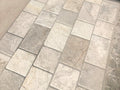 Kwartsiet zilver wit 20x20x2 en 20x30x2 cm