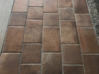 Kasseien Terra cotta 20x20x2 en 20x30x2 cm