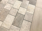 Kwartsiet zilver wit 20x20x2 en 20x30x2 cm