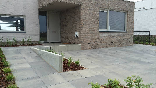 beton tegel grijs zwart genuanceerd