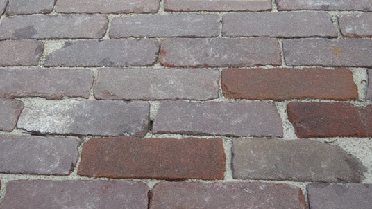 oud gebakken dikformaat paars