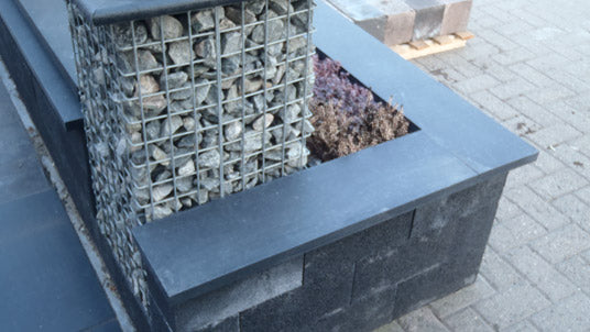 basalto black gezoet met facet