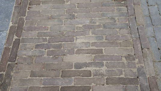 oud gebakken dikformaat paars