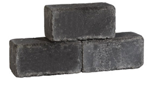 stapelblok antraciet getrommeld
