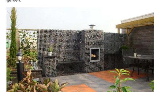 tuinhaard bbq open achterkant zonder stenen