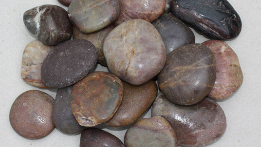 glitterstones rood bruin 20/40 mm