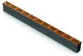 Hexa Slim-Line Corten 100cm