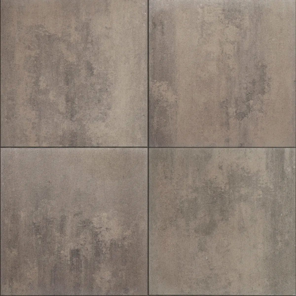 Serenio Midden grijs nuance 60x60x4cm