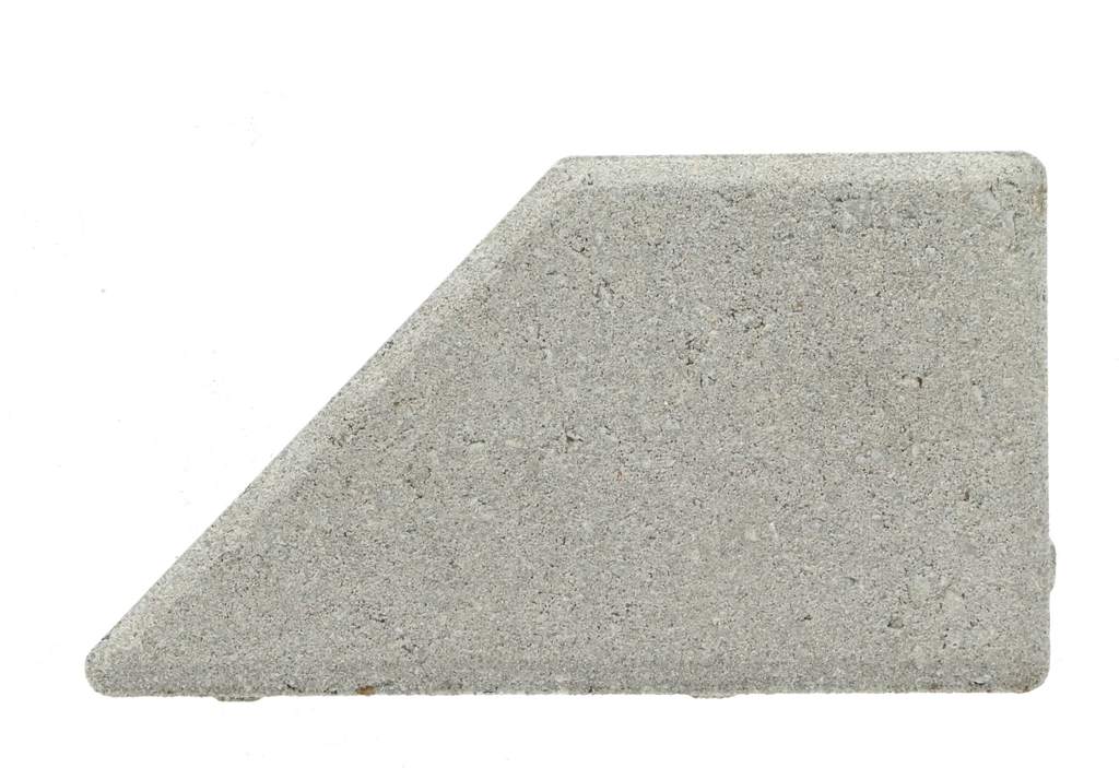 Ecotop Base Kepersteen 8cm tbv 21x10,5 normaal facet grijs PL3