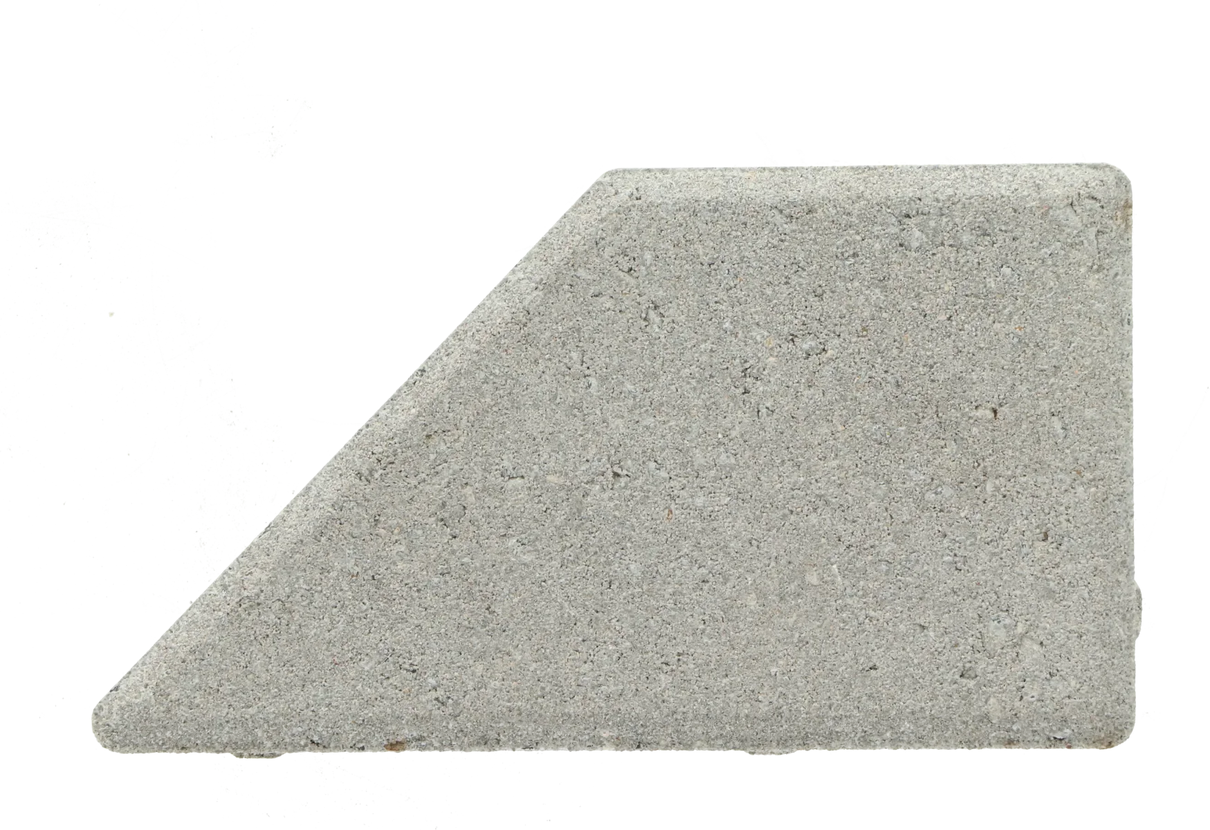Ecotop Base Kepersteen 8cm tbv 21x10,5 normaal facet grijs PL3