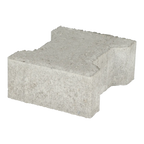 Ecotop Base H-verbandsteen 20x16,4/11,7x8 normaal facet grijs KOMO PL2