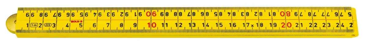 SOLA Timmermansduimstok HK 1/4 G12 100cm