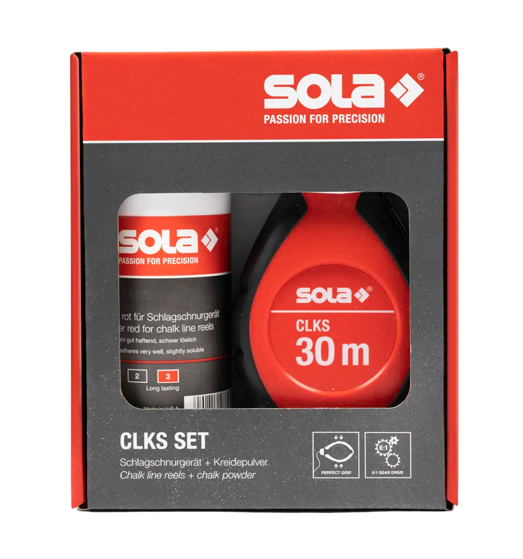 SOLA Slaglijnmolen+poeder CLKS Set Rood