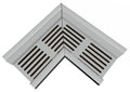 Top Stone 100/100 Hoekstuk - Grijs (Aluminium)