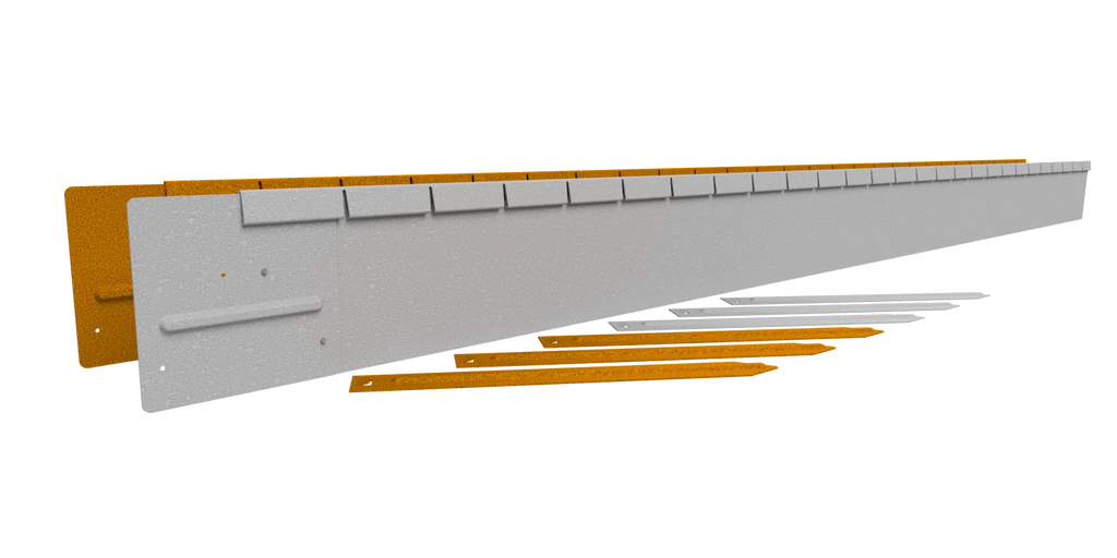 Flexline Corten 15cm L=220cm
Incl. 3 verzinkte pennen 35cm