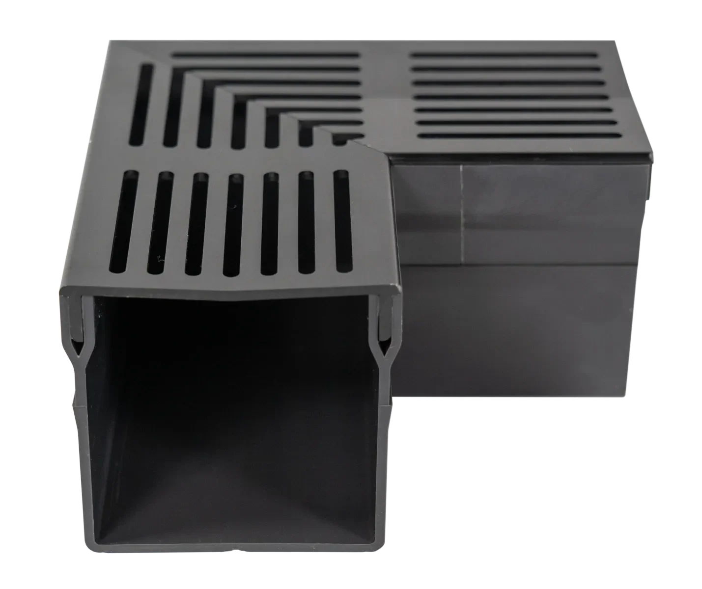 Star Drain Mini 65/60 Hoekstuk - Zwart (Aluminium)