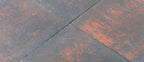 Carré tegel 50x50x5 vlak KOMO nero castano