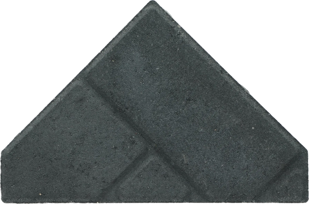 Ecotop Premium Bisschopsmuts 29,5x5x19,5x8 normaal facet antraciet met schijnvoeg bss KOMO P2