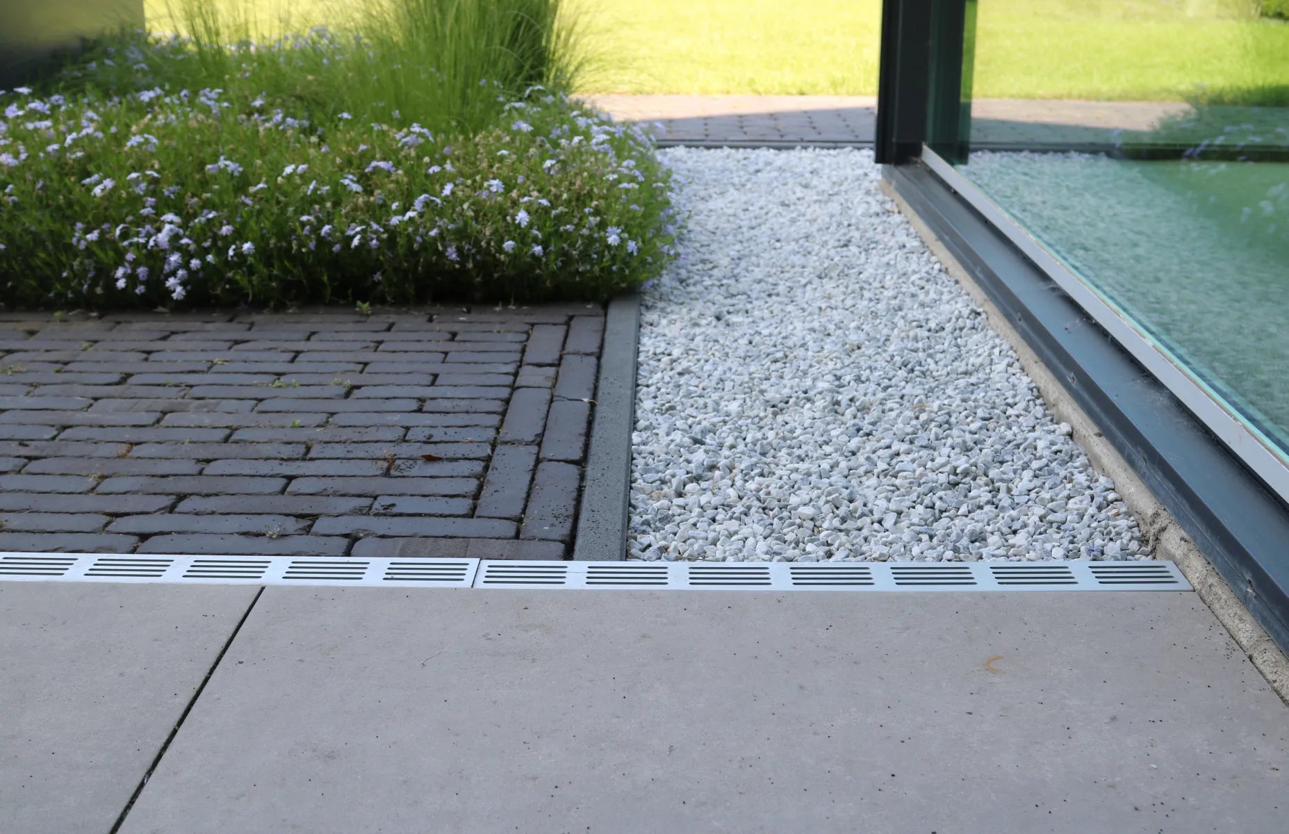 Star Drain 65/100 Lijngoot - Grijs (Aluminium) 100cm
