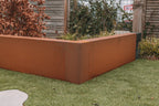 Overzetprofiel Muurblok Hoek 17x30x12,8cm Corten
