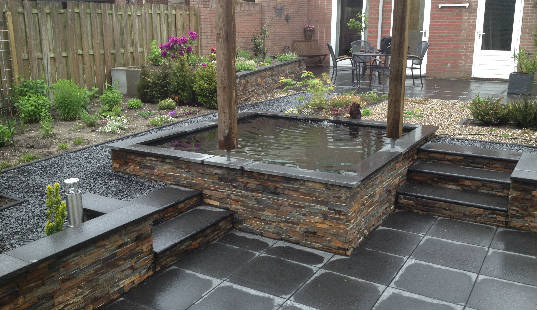 basalto black gevlamd geborsteld met facet