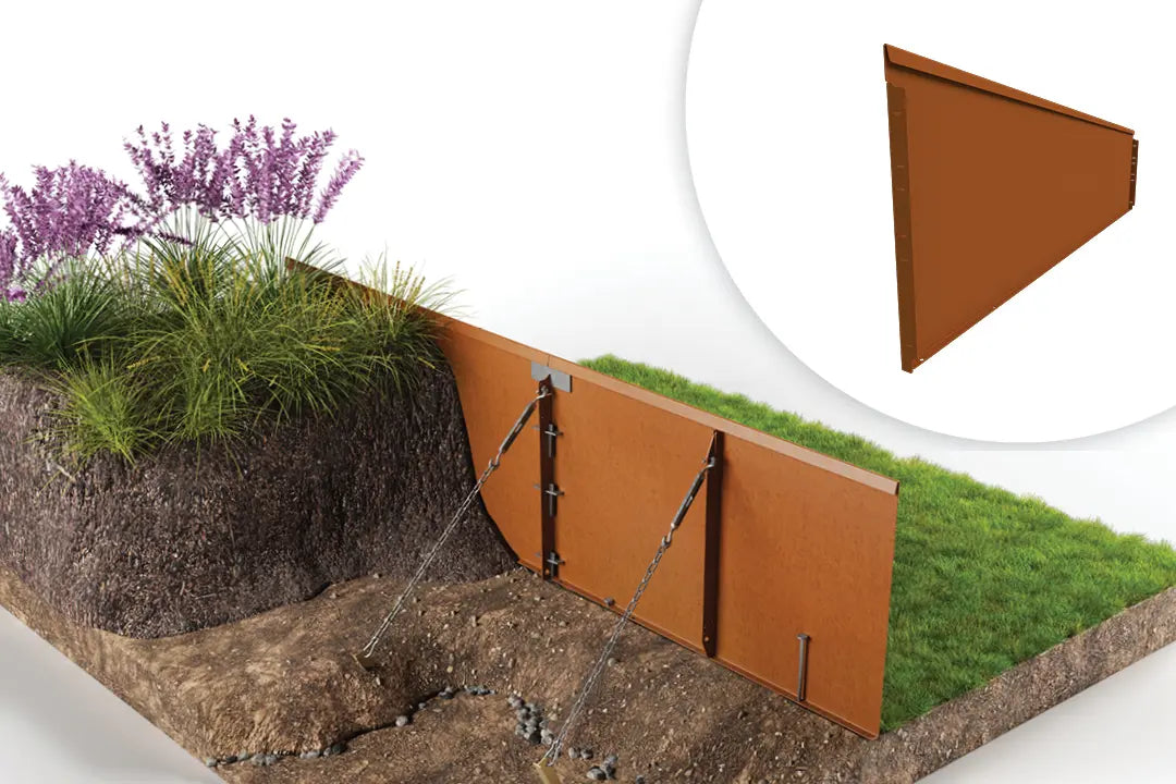 Rigidline (WS) Corten 56x220cm