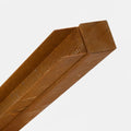 Begin/Eindpaal voor Bamboescherm H:182cm L:230cm Corten