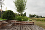 Bangkirai terrasplank v-groeven Premium 1,6x14,5x396cm