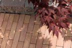Strackstone+ Dikformaat 21x7x8 vlak wijnrood/oker genuanceerd PL3