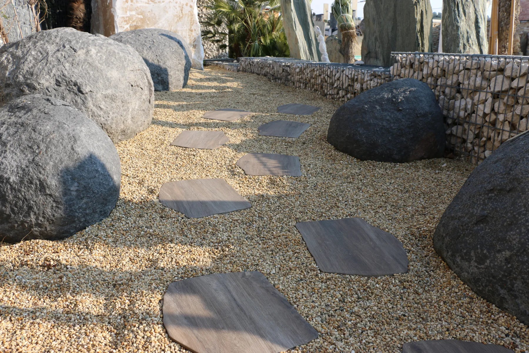 Staptegel Flex Stones Holz Marrone o42x36x2cm