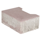Ecotop Base Randsteen 20x13,4/11,5x8 normaal facet heidekleur KOMO PL2