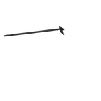 Kruisheng 400mm zwart TXT