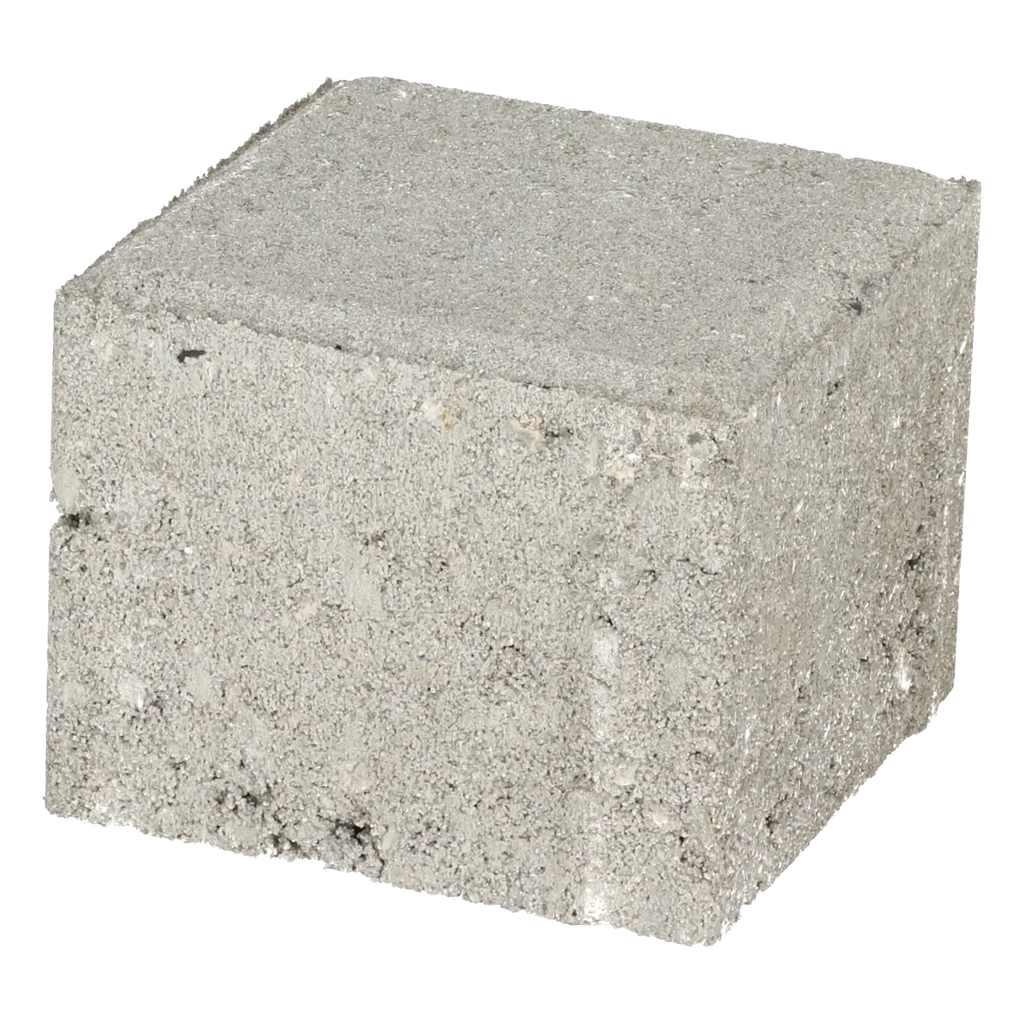 Ecotop Base Halve bss 10,5x10,5x8 normaal facet grijs KOMO PL2