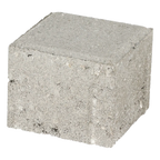 Ecotop Base Halve bss 10,5x10,5x8 normaal facet grijs KOMO PL2