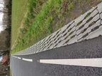Grasbetontegel type M 40x40x12(meander) rondom hol-dol verbinding K85910  BK25
