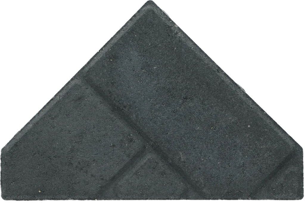 Ecotop Premium Bisschopsmuts 29,5x5x19,5x8 normaal facet antraciet BSS KOMO PL1