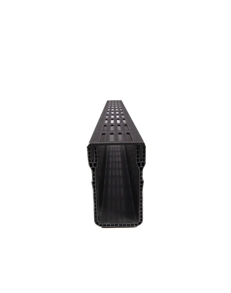 Star Drain 65/100 Lijngoot - Premium Zwart (Aluminium) 100cm