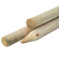 Ronde paal geïmpregneerd o6x160cm gepunt, gekruind