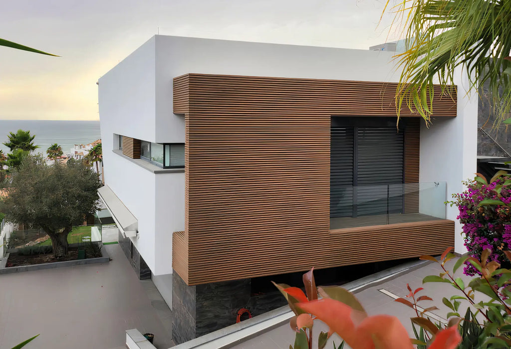 WPC WEO60 Gardenwall 33x170mm (wb 140mm) 290cm Teak