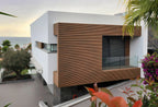 WPC WEO60 Gardenwall 33x170mm (wb 140mm) 290cm Teak