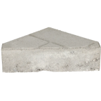 Ecotop Base Bisschopsmuts 29,5x5x19,5x8 normaal facet grijs met schijnvoeg bss KOMO PL2