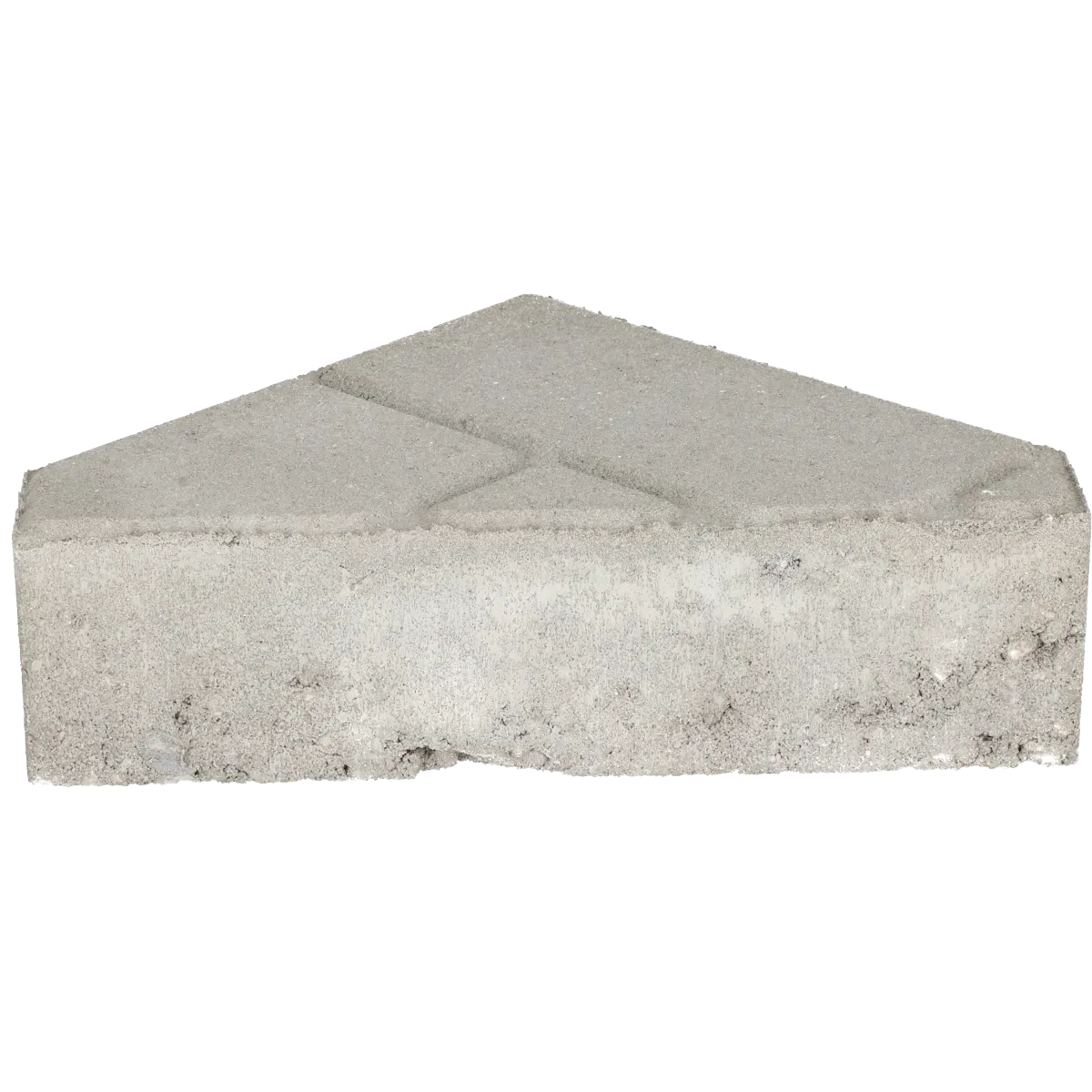 Ecotop Base Bisschopsmuts 29,5x5x19,5x8 normaal facet grijs met schijnvoeg bss KOMO PL2