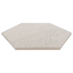 Staptegel Hexagon Quarzite Bianca o60x52x2cm