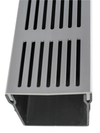 Star Drain Mini 65/60 Lijngoot - Grijs (Aluminium) 100cm