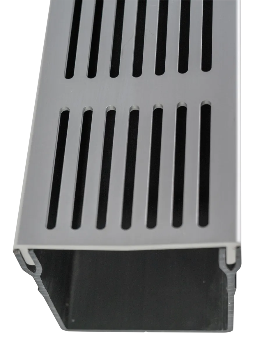 Star Drain Mini 65/60 Lijngoot - Grijs (Aluminium) 100cm