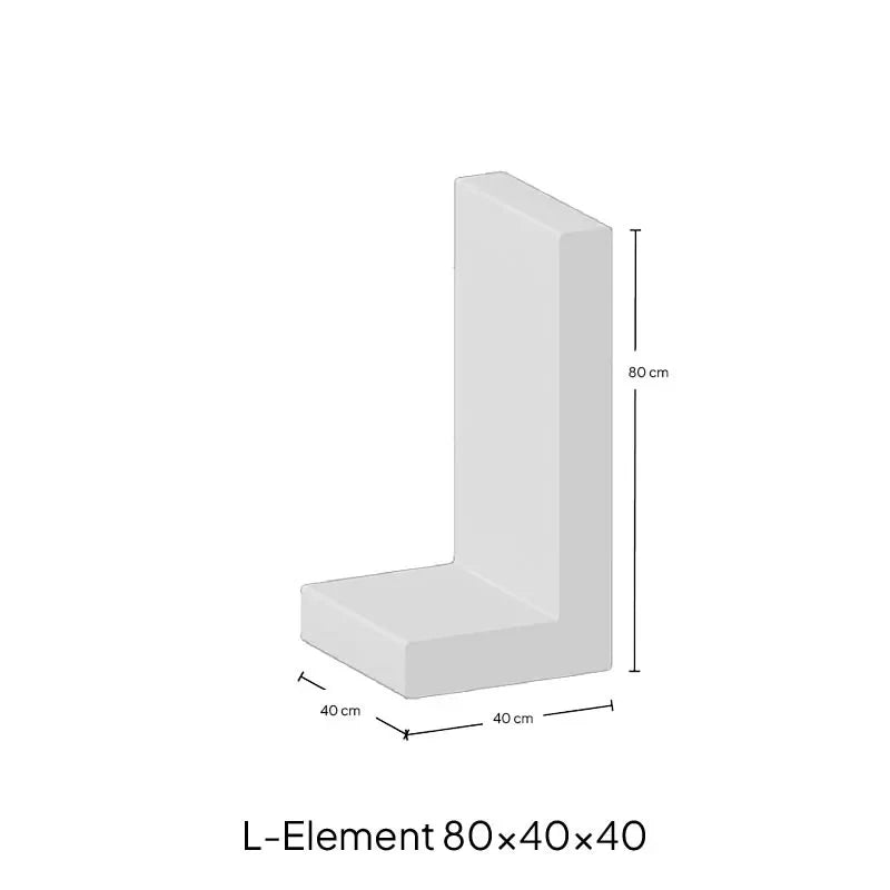 L-Element 80x40x40 Antraciet