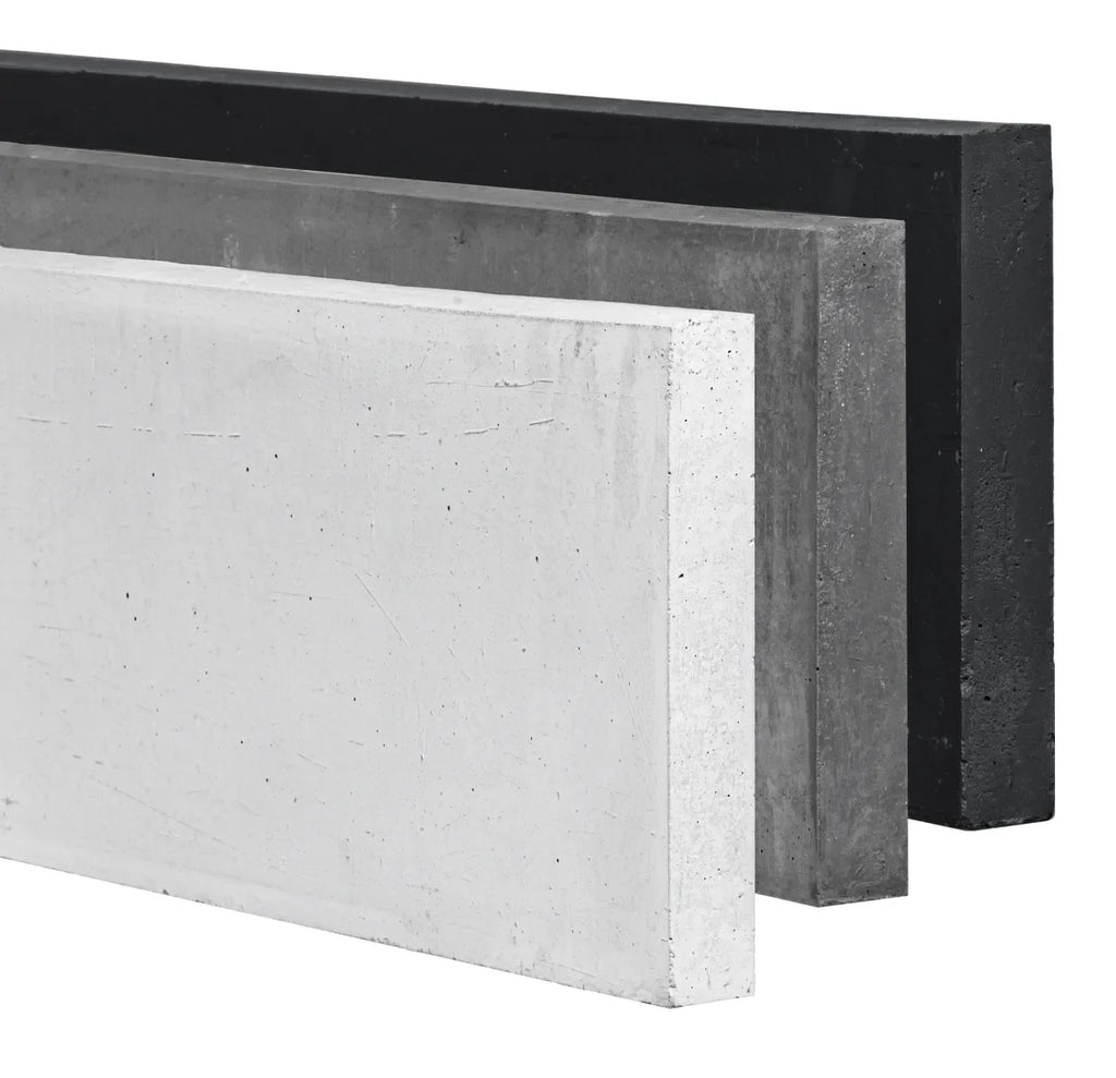 Beton-onderplaat  Zaan wit/grijs H24xD3,5xL180cm