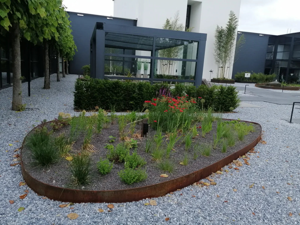 Flexline Corten 15cm L=220cm
Incl. 3 verzinkte pennen 35cm